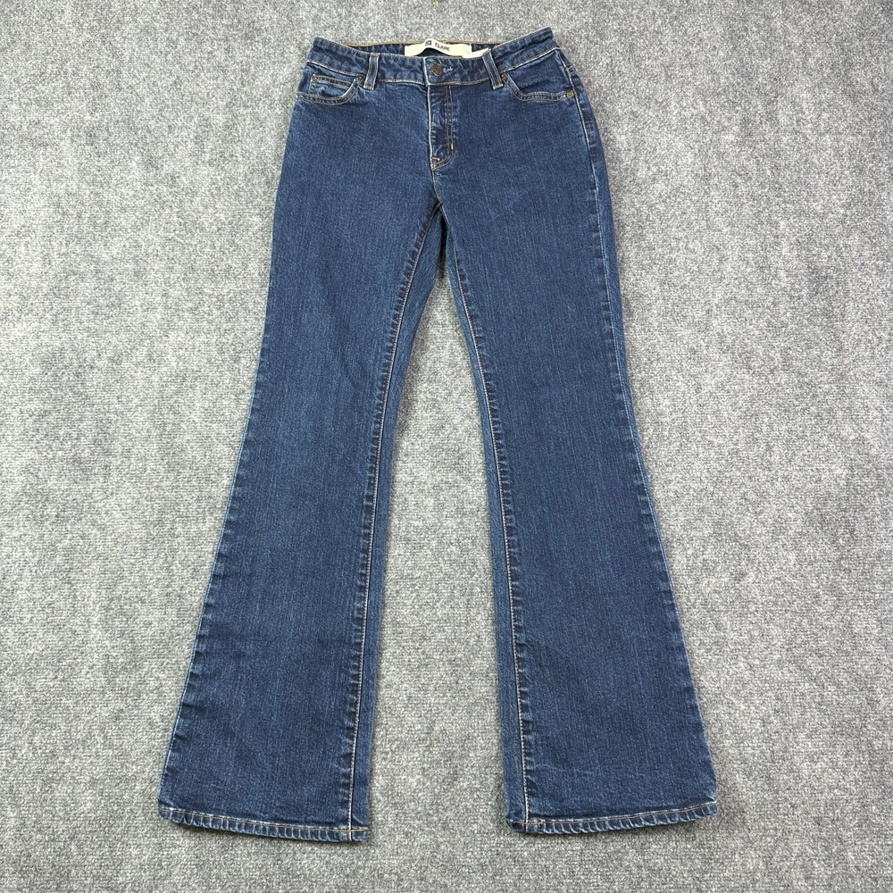 Gap Womens Flare Jeans Size 2 Regular Stretch Blue Denim Y2K 2000s Mexico